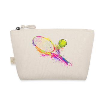 Tennisschlägerspieler, Trainer, Hofliebhaber, - Bio-Täschchen - Natur - Vorne