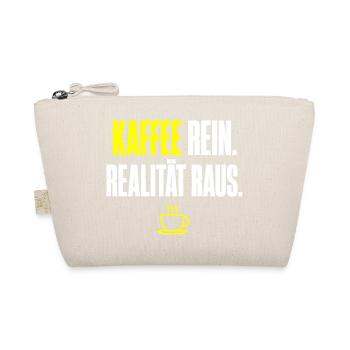 Kaffee Rein Realität Raus - Bio-Täschchen - Natur - Vorne