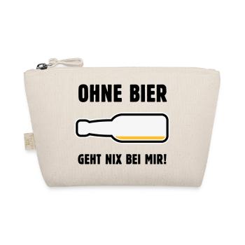 Ohne Bier Geht Nix Bei Mir! (Bierchen / POS 3C) - Bio-Täschchen - Natur - Vorne
