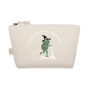 All My Troubles Are Soap Bubbles - Organic Pouch - nature - Front