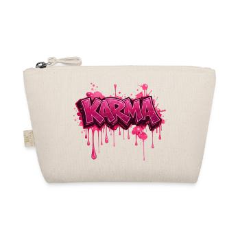 Karma – Design Graffiti Rose Streetwear - Trousse biologique - nature - Devant