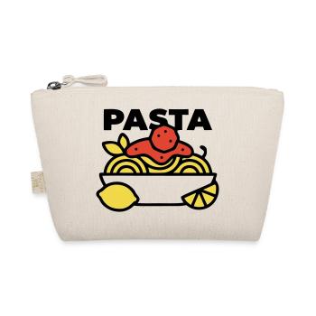 Pasta Schüssel Spaghetti Italien Foodie - Bio-Täschchen - Natur - Vorne