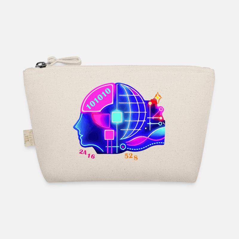 Merging AI and human intelligence - Organic Pouch - nature