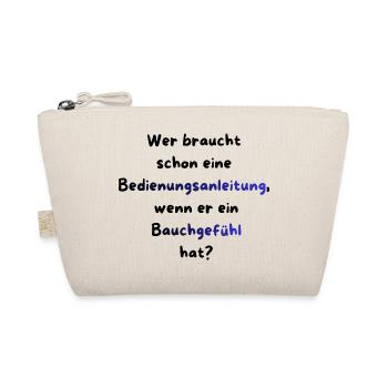 Instandhaltung T-Shirt Lustiges Geschenk Handwerk! - Bio-Täschchen - Natur - Vorne