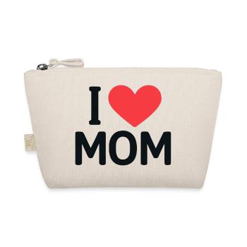 J’adore le design de cœurs de MAMAN - Trousse biologique - nature - Devant