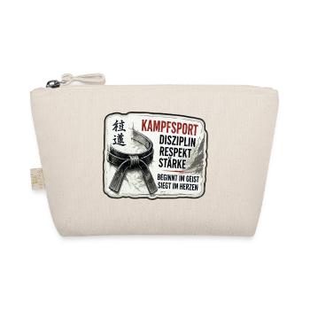 Kampfsport – Disziplin und Stärke - Bio-Täschchen - Natur - Vorne