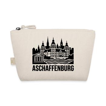 Aschaffenburg Silhouette Wahrzeichen - Bio-Täschchen - Natur - Vorne