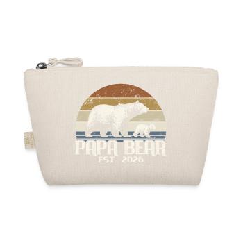 Papa Bear - Father 2026 Father's Day Gift - Organic Pouch - nature - Front