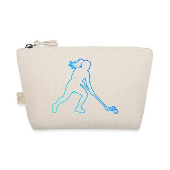 Gift idea for the hockey player with Salibandy - Organic Pouch - nature - Front