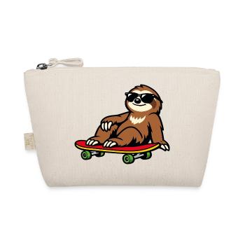 Paresseux ensoleillé en skateboard - Trousse biologique - nature - Devant