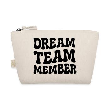 Membre de la Dream Team Logo groovy des années 70 - Trousse biologique - nature - Devant