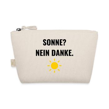 Sonne? Nein danke. - Bio-Täschchen - Natur - Vorne