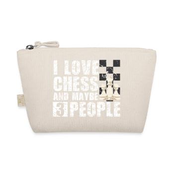Chess Chess Player Chessboard - Organic Pouch - nature - Front