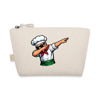 Dabbing Italienischer Pizzabäcker - Bio-Täschchen - Natur - Vorne