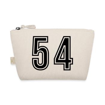 54 Number Symbol - Organic Pouch - nature - Front