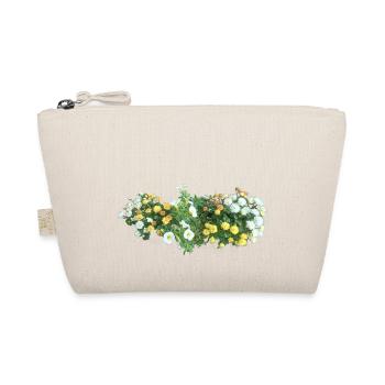 Summer Flower Arrangement. Sea of flowers in yellow white - Organic Pouch - nature - Front