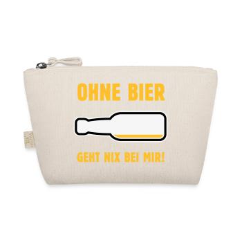 Ohne Bier Geht Nix Bei Mir! (Bierchen / NEG 3C) - Bio-Täschchen - Natur - Vorne