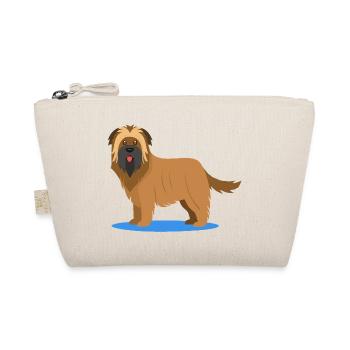 Wuscheliger Briard (Comic) - Bio-Täschchen - Natur - Vorne
