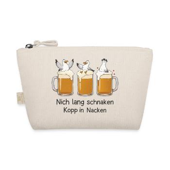 Not Long Schnaken Kopp In Neck Beer Seagulls - Bio-Täschchen - Natur - Vorne