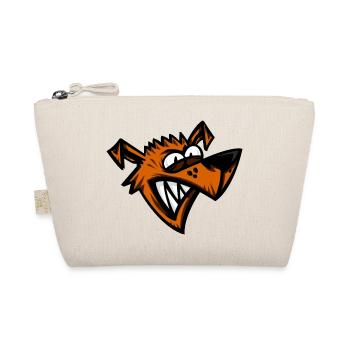 Tête de dessin animé drôle de chien fou - Trousse biologique - nature - Devant