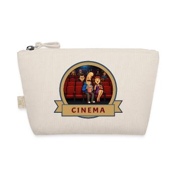 Kek & Ina in the cinema - gag of life - Organic Pouch - nature - Front