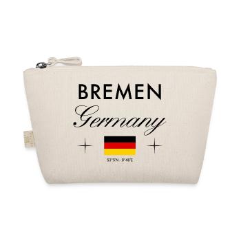 Bremen Deutschland Koordinaten Reise Souvenir - Bio-Täschchen - Natur - Vorne