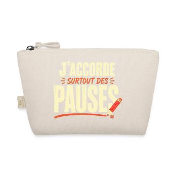 j'accorde surtout des pauses - Trousse biologique - nature - Devant