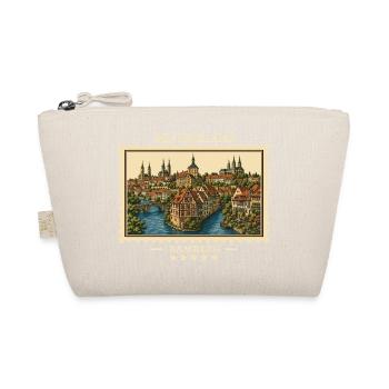Deutschland Bamberg Vintage Reisemarke - Bio-Täschchen - Natur - Vorne