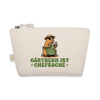 Gärtnern ist Chefsache Hobbygärtner Capybara - Bio-Täschchen - Natur - Vorne