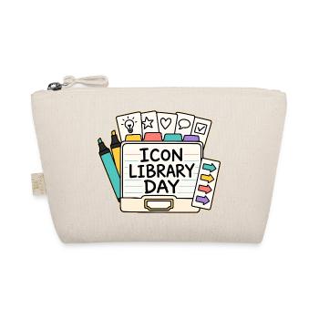 ICON LIBRARY DAY - Organic Pouch - nature - Front