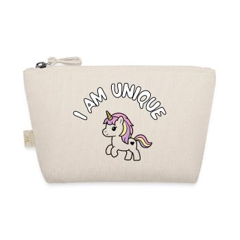 I'm a unique unicorn - Organic Pouch - nature - Front