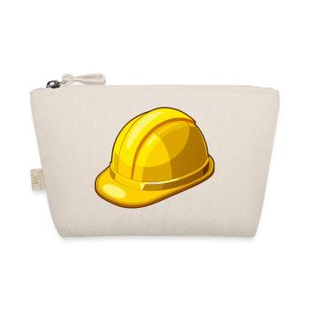 Gelber Schutzhelm - Bio-Täschchen - Natur - Vorne