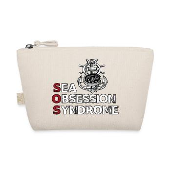 Meeresobsession Syndrom Segler Geschenk Segeln - Bio-Täschchen - Natur - Vorne