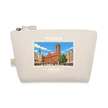 Polska Toruń Vintage Reisemarke - Bio-Täschchen - Natur - Vorne