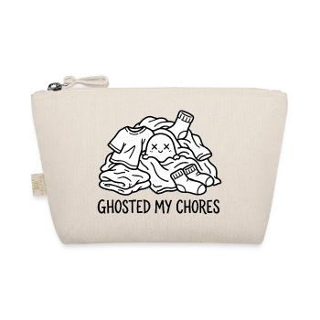 Ghosted My Chores - Cute Ghost Laundry Pile  - Bio-Täschchen - Natur - Vorne