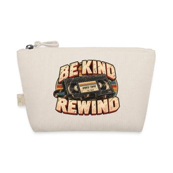 Be Kind Rewind – Vintage-VHS - Bio-Täschchen - Natur - Vorne