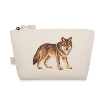 Wolf - Bio-Täschchen - Natur - Vorne