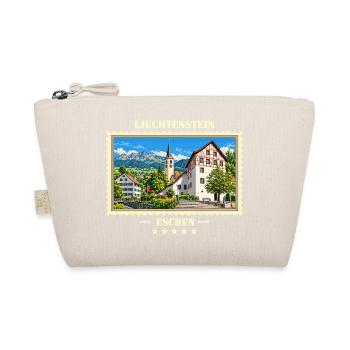 Liechtenstein Eschen Vintage Reisemarke - Bio-Täschchen - Natur - Vorne
