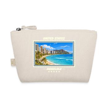 Vereinigte Staaten Honolulu Vintage Reisemarke - Bio-Täschchen - Natur - Vorne