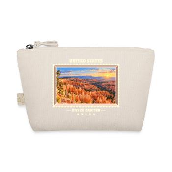 Vereinigte Staaten Bryce Canyon Vintage Reisemarke - Bio-Täschchen - Natur - Vorne