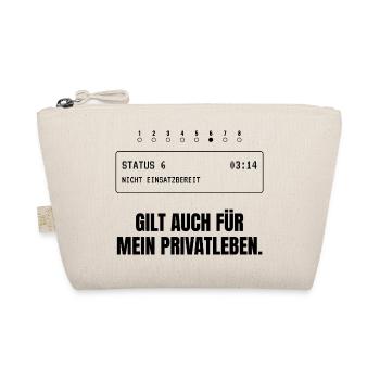Status 6. Gilt auch für mein Privatleben. - Bio-Täschchen - Natur - Vorne