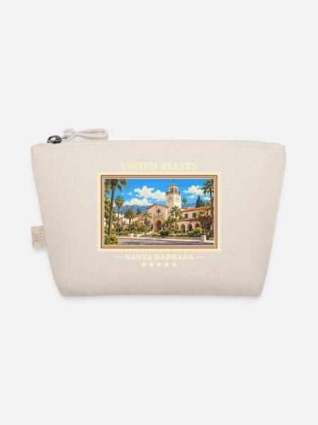 Vereinigte Staaten Santa Barbara Vintage Marke - Bio-Täschchen - Natur