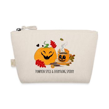Pumpkin Smile Cozy Cup Halloween - Bio-Täschchen - Natur - Vorne