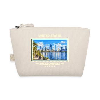 Vereinigte Staaten Jacksonville Vintage Reisemarke - Bio-Täschchen - Natur - Vorne