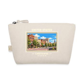 Vereinigte Staaten Cheyenne Vintage Reisemarke - Bio-Täschchen - Natur - Vorne