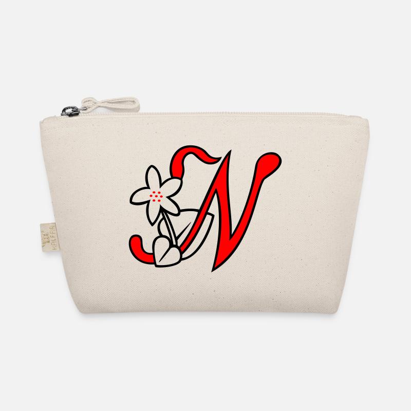 Buchstabe, Initiale, Blume Bio-Täschchen