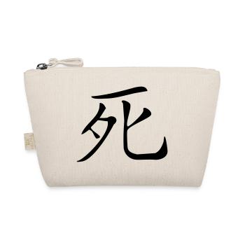 Tod- Kanji - Bio-Täschchen - Natur - Vorne