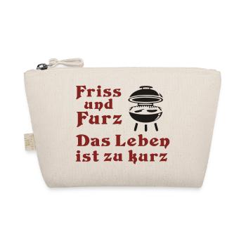 Grillen BBQ Grillfest Grillking Grillmeister - Bio-Täschchen - Natur - Vorne