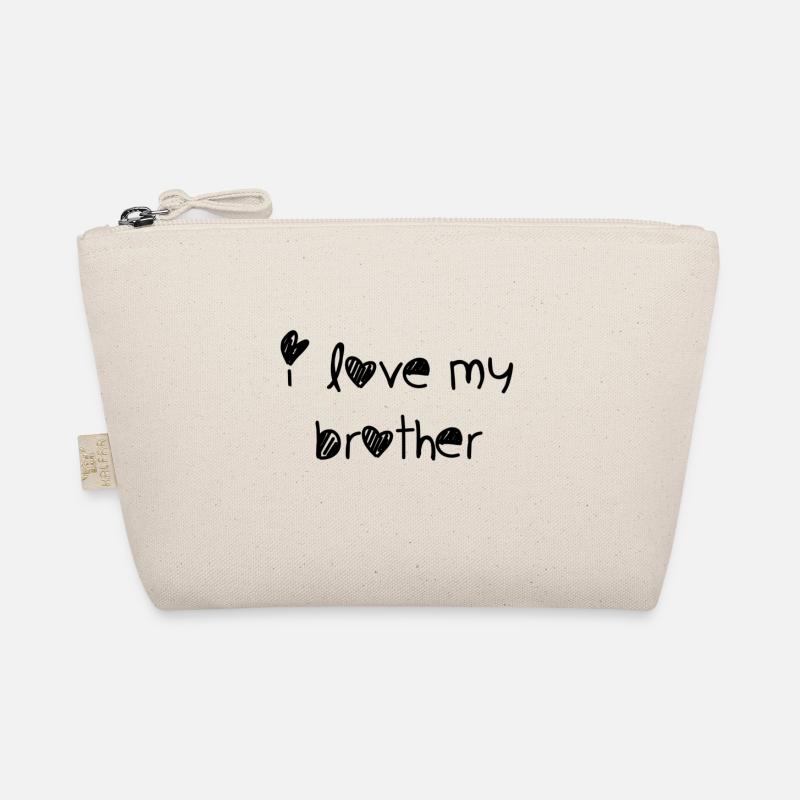 i love my brother - Bio-Täschchen - Natur