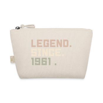 Legenden wurden im 1961 geboren Geschenkideen 1961 - Bio-Täschchen - Natur - Vorne